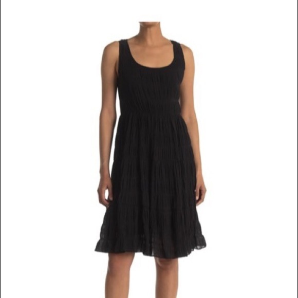 MAX Studio Dress, A Line Blue Textured - Picture 13 of 15